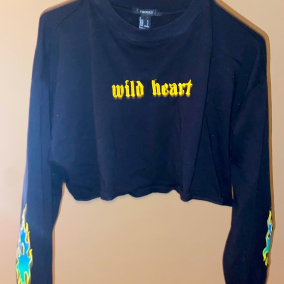 Wild Heart cropped long sleeve - Picture 1 of 1